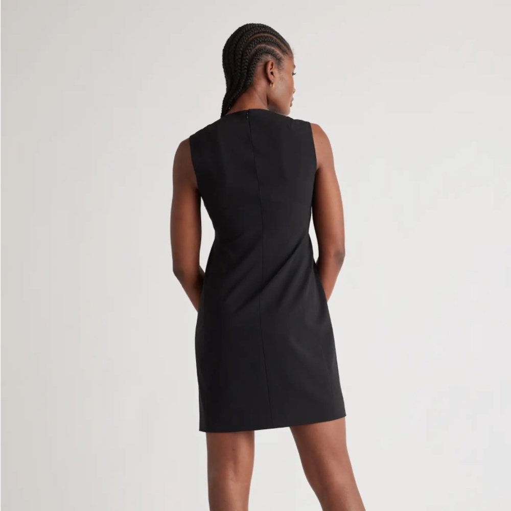 Quince Women's Italian Wool Sleeveless Dress Black Size 8 - Picture 2 of 6